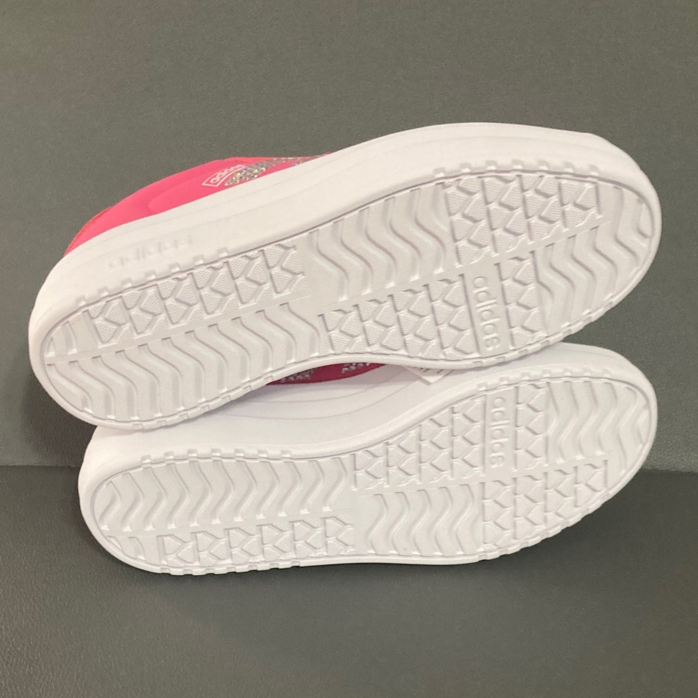 Adidas Women's Bright Pink with Bling stripes! - Picture 7 of 7